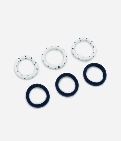 Kit 06 Elástico para el Pelo Variados