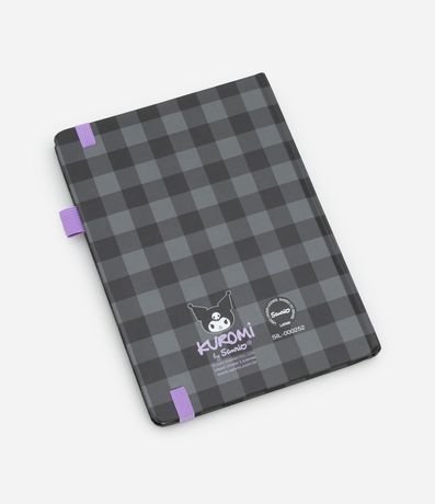 Cuaderno Pautado y Estampa de Cuadros Kuromi 2