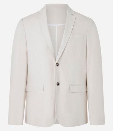 Saco de Traje Social en Viscolino con Medio Forro 6