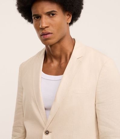 Saco de Traje Social en Viscolino con Medio Forro 5