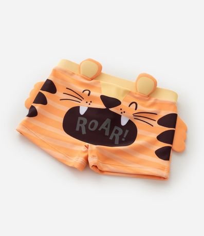 Sunga Infantil Boxer en Microfibra con Estampa de Tigre - Talle 2 a 4 años 6