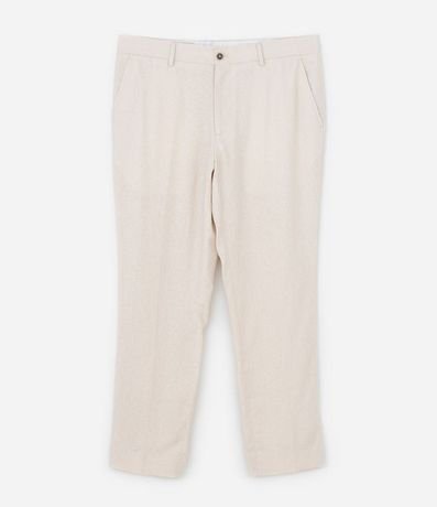 Pantalón Relaxed en Viscolino con Cintura Trabilla 5