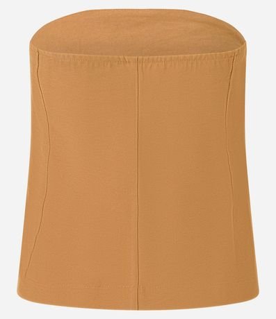 Blusa en Sastrería Twill Sin Breteles 7