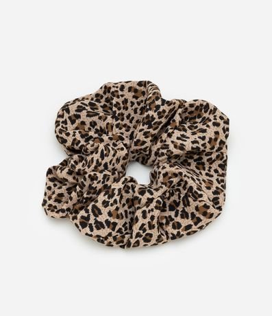 Scrunchie en Tejido con Animal Print 1