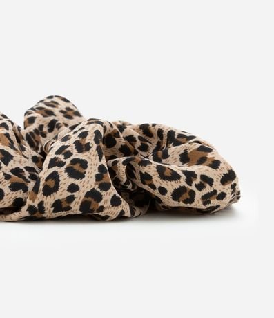 Scrunchie en Tejido con Animal Print 2