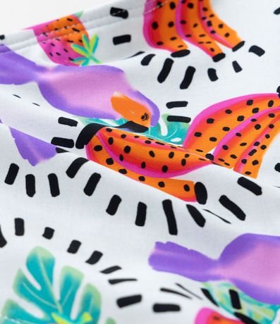 Bikini Infantil con Protección UV y Estampa Frutas - Talle 5 a 14 años 3