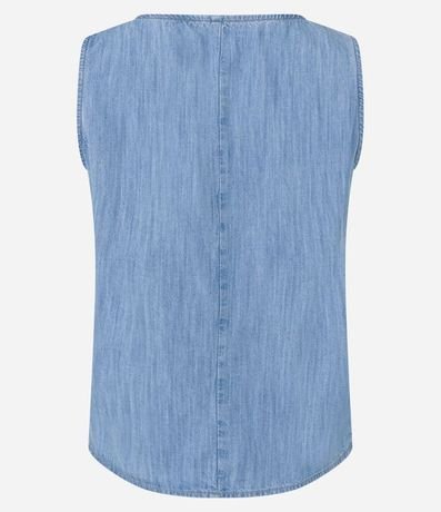 Blusa Sin Manga en Jeans 7