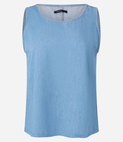 Blusa Sin Manga en Jeans 5