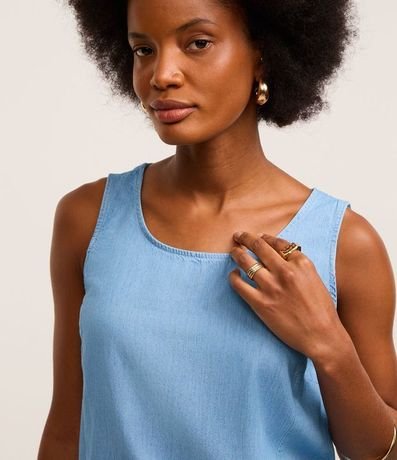 Blusa Sin Manga en Jeans 3