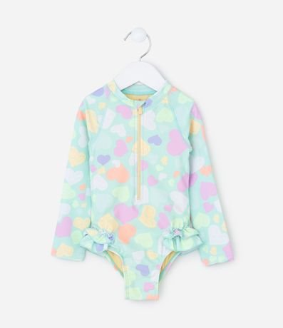 Malla Infantil con Protección UV y Volados - Talle 2 a 4 años