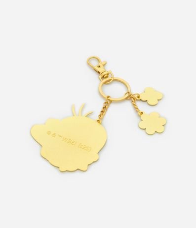 Llavero de Metal en Forma de Piolín y Flores 3