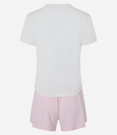 Pijama Short Doll con Estampa de Poodle Campeón 5