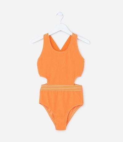 Malla Infantil con Protección UV y Recorte Cutout - Talle 5 a 14 años