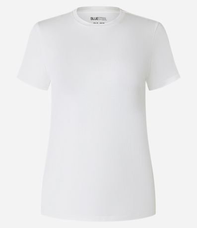 Blusa en Algodón Spandex con Manga Corta 4