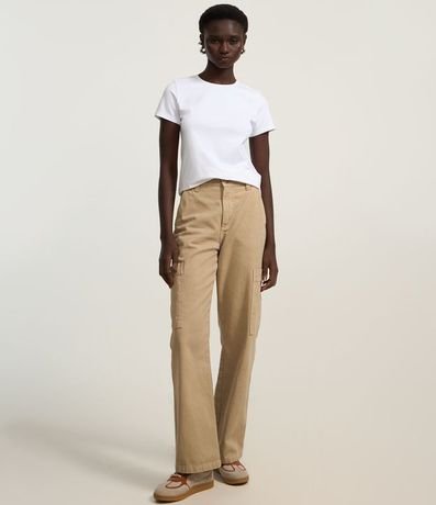 Blusa en Algodón Spandex con Manga Corta 2