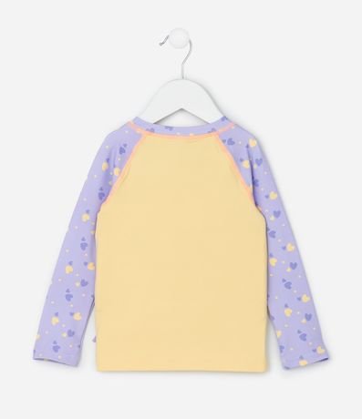 Conjunto Infantil con Protección UV y Estampa de Unicórnio y Corazones - Talle 6 Messe a 4 años 3