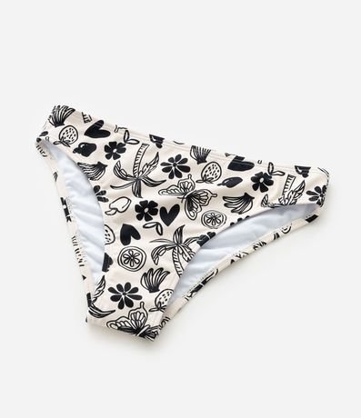 Bikini Infantil con Tiras laterales y Estampa Tropical - Talle 5 a 14 años 8