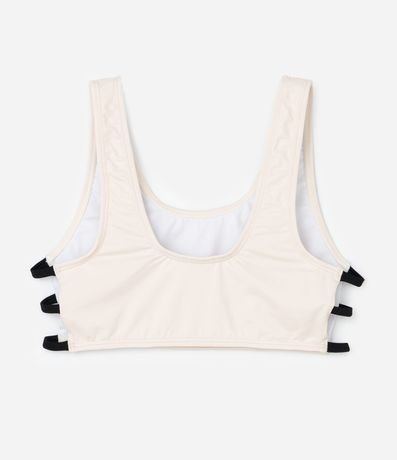 Bikini Infantil con Tiras laterales y Estampa Tropical - Talle 5 a 14 años 4