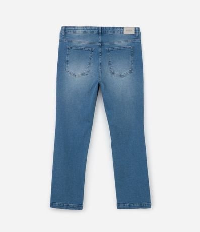 Pantalón Recto en Jeans con Elastano Detalles Curve & Plus Size 7