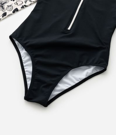 Malla Infantil con Protección UV  y Mangas Estampadas - Talle 5 a 14 años 4