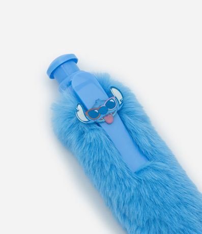 Lapicera Peludita con Carita de Stitch 2