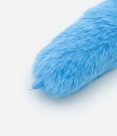 Lapicera Peludita con Carita de Stitch 3