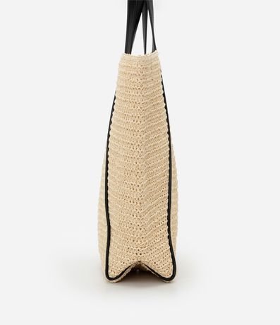 Bolsa de Playa en Paja con Bretel de PU 2