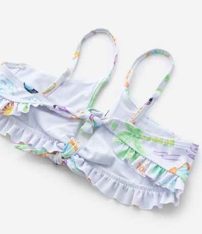 Bikini Infantil con Volados y Protección UV - Talle 5 a 14 años 8