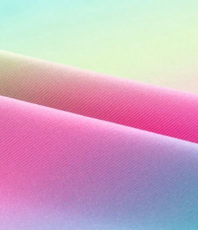 Salida de Playa Infantil con Fruncido y Estampado Degradé - Talle 5 a 14 años 3