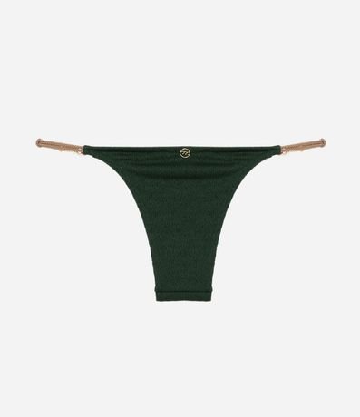 Bikini Bombacha Colaless en Microfibra con Adornos de Bambú Natural 6