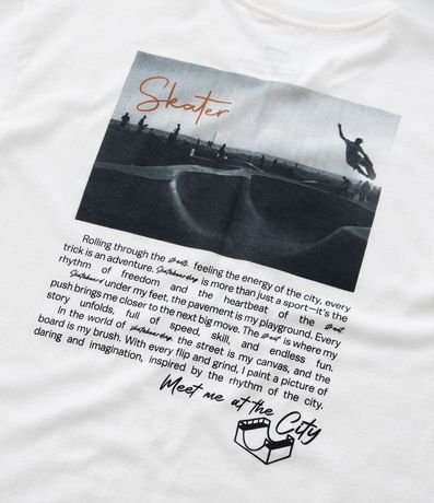 Remera Oversized Infantil con Estampa Skater - Talle 5 a 14 años 4