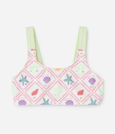 Bikini Infantil con Estampa Fondo del Mar - Talle 5 a 14 años 2