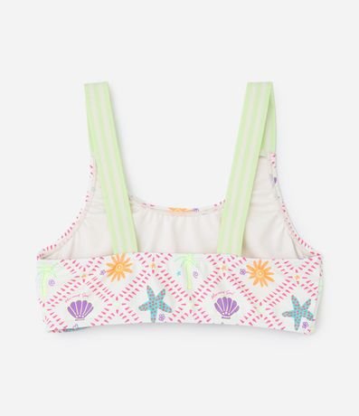 Bikini Infantil con Estampa Fondo del Mar - Talle 5 a 14 años 3