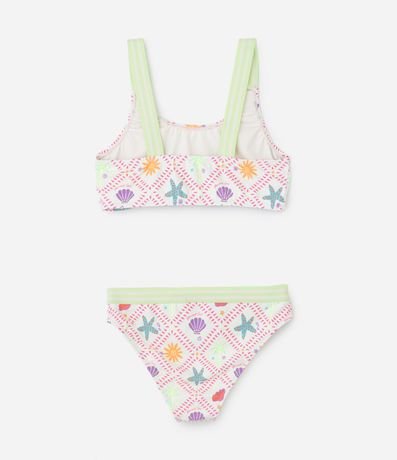 Bikini Infantil con Estampa Fondo del Mar - Talle 5 a 14 años 6