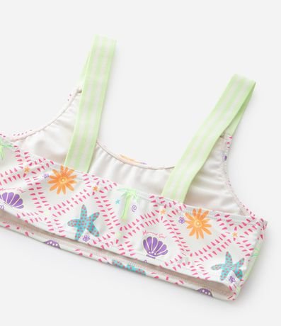 Bikini Infantil con Estampa Fondo del Mar - Talle 5 a 14 años 7