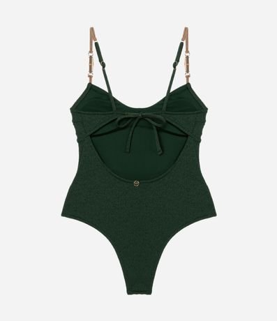 Malla en Microfibra Texturizada con Bretel Elástico y Adorno de Bambu Natural 5