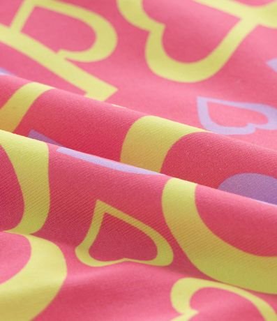 Bikini Infantil con Alças Asimétricas y Estampa de Corazones - Talle 7 a 14 años 7