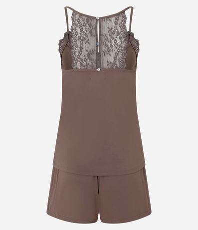 Pijama Short Doll con Detalles en Encaje 7