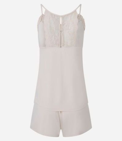 Pijama Short Doll con Detalles en Encaje 4