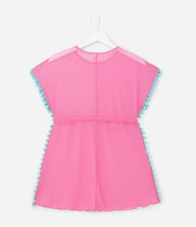 Salida de Playa Infantil en Tule con Mini Pompos - Talle 3 al 16 2