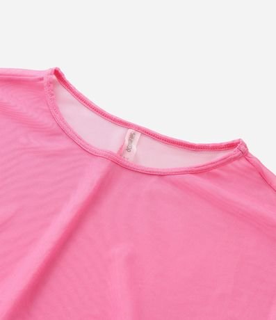 Salida de Playa Infantil en Tule con Mini Pompos - Talle 3 al 16 6