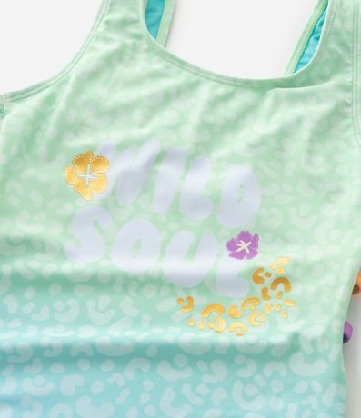 Malla Infantil con Estampa Degradé Animal Print - Talle 5 a 14 años 6