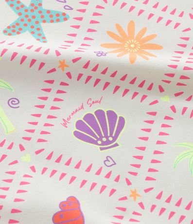 Malla Infantil en Microfibra con Estampa Tropical - Talle 5 a 14 años 4