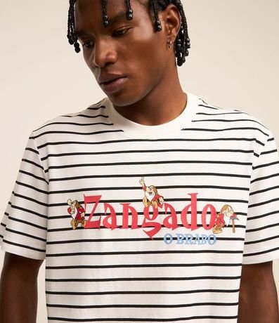 Remera Comfort con Hilo Teñido y Estampa Rayada do Gruñón 3