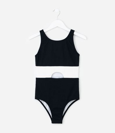 Malla Infantil en Microfibra con Recorte – Talle 5 A 16 años