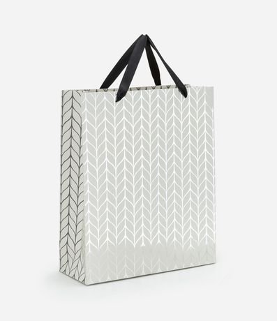 Bolsa de Regalo Mediana con Estampa Espina del Pez