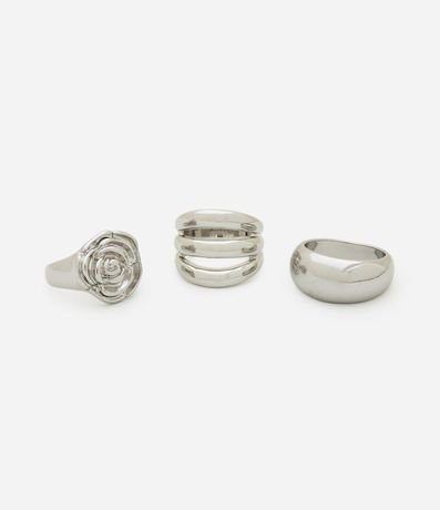 Kit 03 Anillos con Formas Diversas 3