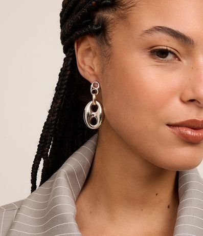 Caravana Mediano con Eslabones de Tapa de Hierro Bicolor 1