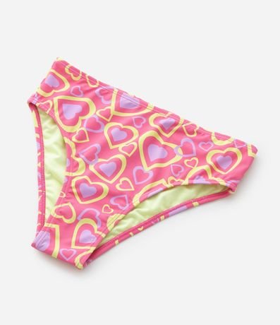 Bikini Infantil con Estampa de Corazones y Protección UV - Talle 5 a 14 años 9