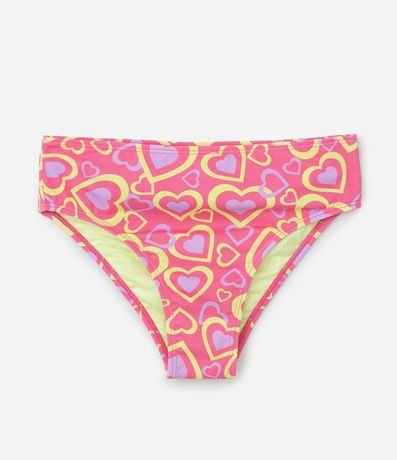 Bikini Infantil con Estampa de Corazones y Protección UV - Talle 5 a 14 años 3